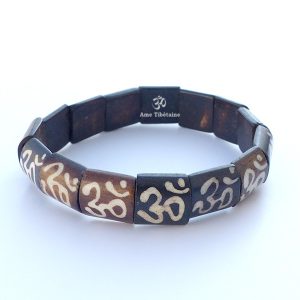 BRD374 Bracelet Os de Buffle Om – Image 4