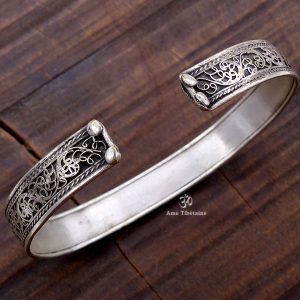 BRD351 Bracelet Tibétain Filigranes Mantra – Image 4