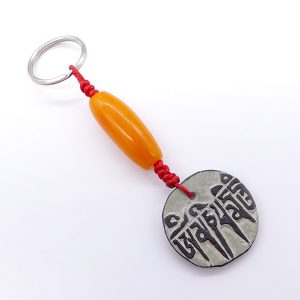 PC09 Porte-Clés Tibétain Mantra Yeux de Bouddha – Image 1