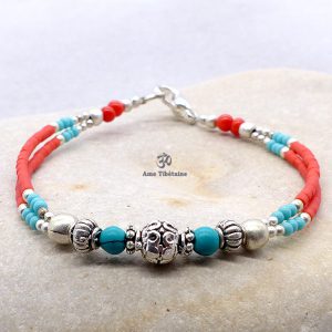 BRD400 Bracelet Tibétain 17,5 cm – Image 1