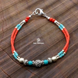 BRD400 Bracelet Tibétain 17,5 cm – Image 2
