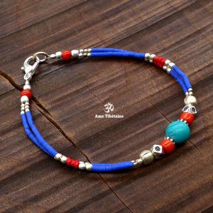 BRD404 Bracelet Tibétain 18,5 cm – Image 2
