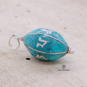 PA236 Pendentif Argent Massif Mantra Om Mani Padme Hum – Image 2