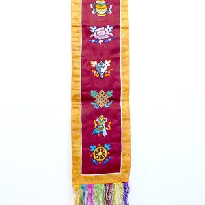 BB40 Bannière Tibétaine Signes Auspicieux du Bouddhisme – Image 4