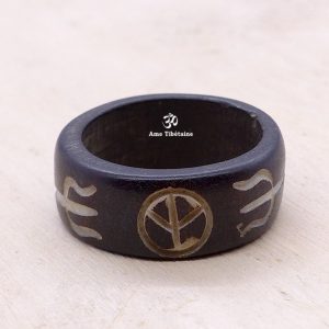 BD159 Bague Tibétaine Signe de la Paix. Taille 60 – Image 2
