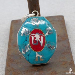 PA292 Pendentif Argent Massif Mantra Om Mani Padme Hum – Image 2