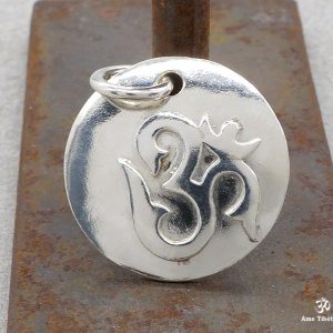 PA319 Pendentif Argent Massif Om – Image 1