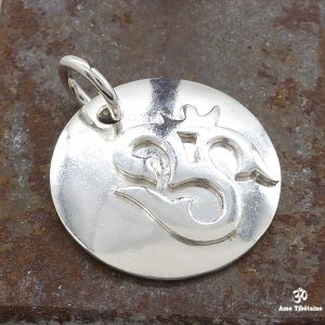 PA319 Pendentif Argent Massif Om – Image 3