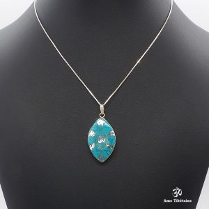 PA341 Pendentif Argent Massif Mantra Om – Image 4