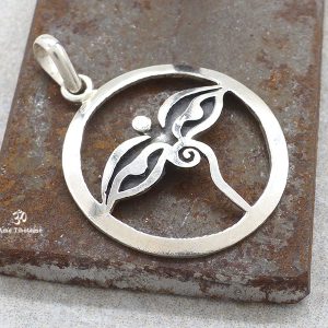 PA417 Pendentif Argent Massif Yeux de Bouddha – Image 3