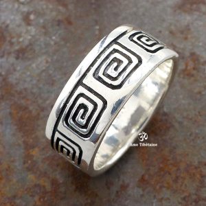 BA294 Bague Argent Massif Taille 58 – Image 2