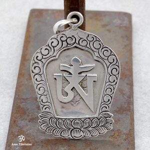 PA132 Pendentif Argent Massif Om – Image 1