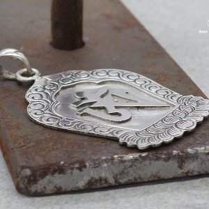 PA132 Pendentif Argent Massif Om – Image 5