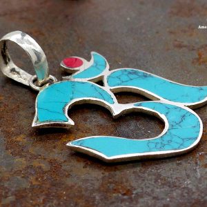 PA146 Pendentif Argent Massif Om – Image 5