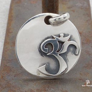 PA163 Pendentif Argent Massif Om – Image 10