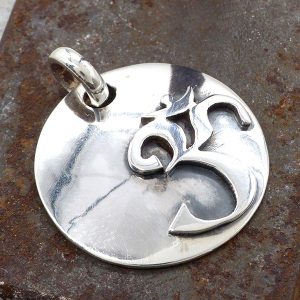 PA163 Pendentif Argent Massif Om – Image 11