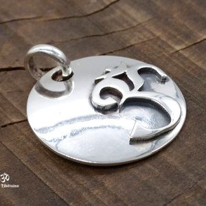PA163 Pendentif Argent Massif Om – Image 12
