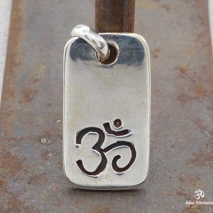 PA165 Pendentif Argent Massif Om – Image 1