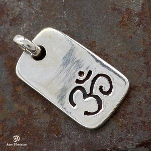 PA165 Pendentif Argent Massif Om – Image 6
