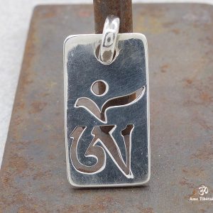 PA168 Pendentif Argent Massif Om – Image 8