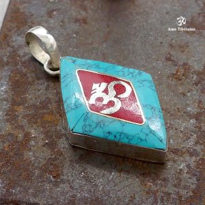 PA209 Pendentif Argent Massif Om – Image 6