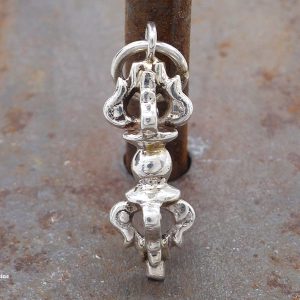 PA275 Pendentif Argent Massif Dorje Vajra – Image 1