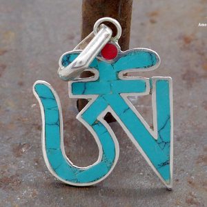 PA350 Pendentif Argent Massif Om – Image 4