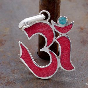 PA352 Pendentif Argent Massif Om – Image 4
