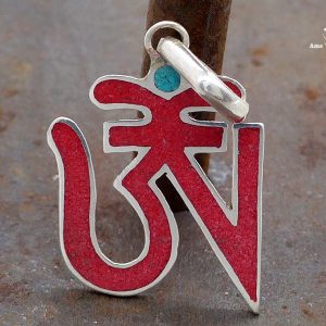 PA353 Pendentif Argent Massif Om – Image 4
