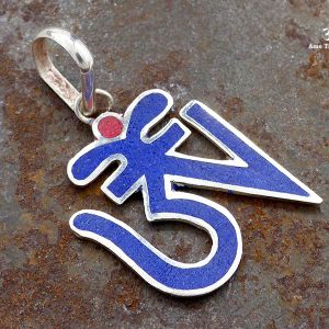 PA354 Pendentif Argent Massif Om – Image 1