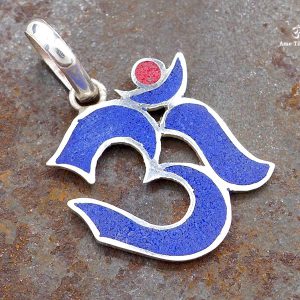 PA355 Pendentif Argent Massif Om – Image 1