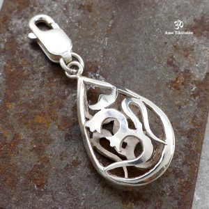 PA371 Pendentif Argent Massif Om – Image 1