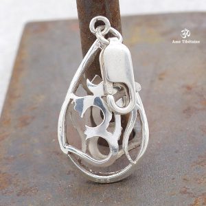 PA371 Pendentif Argent Massif Om – Image 6