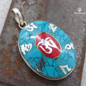 PA342 Pendentif Argent Massif Mantra Om – Image 5