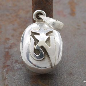 PA291 Pendentif Argent Massif Om – Image 1
