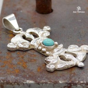 PA376 Pendentif Argent Massif Dorje Vajra – Image 2
