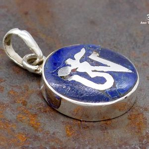 PA383 Pendentif Argent Massif Om – Image 2