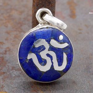 PA381 Pendentif Argent Massif Om – Image 1