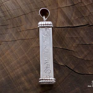 PA358 Pendentif Argent Massif Ghau Astamangala – Image 1
