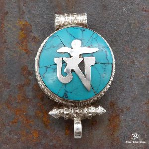 PA362 Pendentif Argent Massif Ghau Om – Image 3