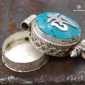 PA362 Pendentif Argent Massif Ghau Om – Image 4
