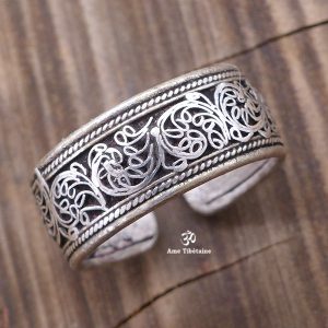 BD79 Bague Tibétaine Filigrane – Image 1