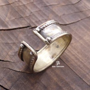 BD80 Bague Mantra Tibétain Om Mani Padme Hum – Image 2