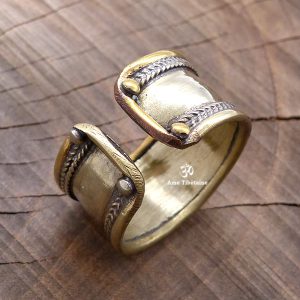 BD19 Bague Mantra Tibétain Om Mani Padme Hum – Image 2
