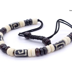 BrD213 Bracelet Tibétain Os de Buffle – Image 5