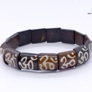 BRD374 Bracelet Os de Buffle Om – Image 5