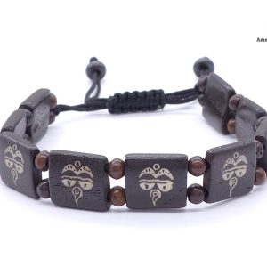 BRD375 Bracelet Tibétain Yeux de Bouddha – Image 1