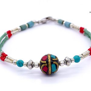 BRD286 Bracelet Tibétain 19 cm – Image 5