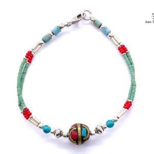BRD286 Bracelet Tibétain 19 cm – Image 1