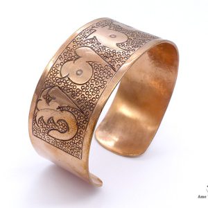 BRD381 Bracelet Tibétain Cuivre Mantra – Image 2